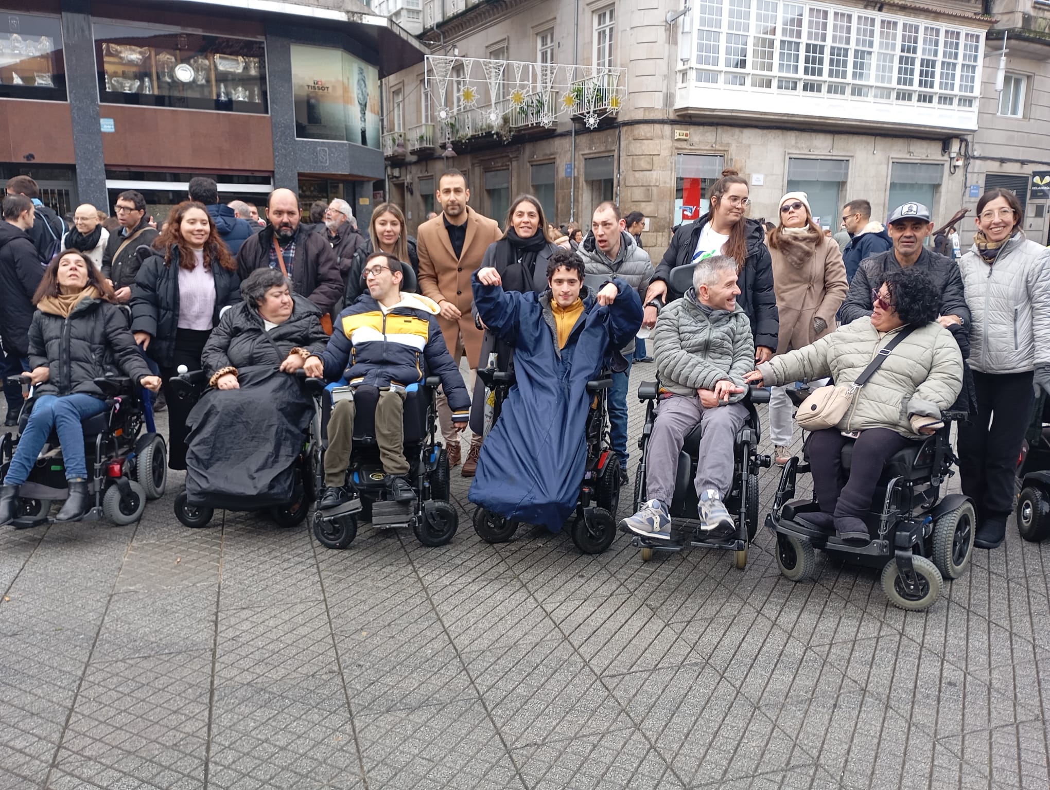 Pontevedra celebra el Día Internacional de las Personas con Discapacidad bajo el mismo paraguas