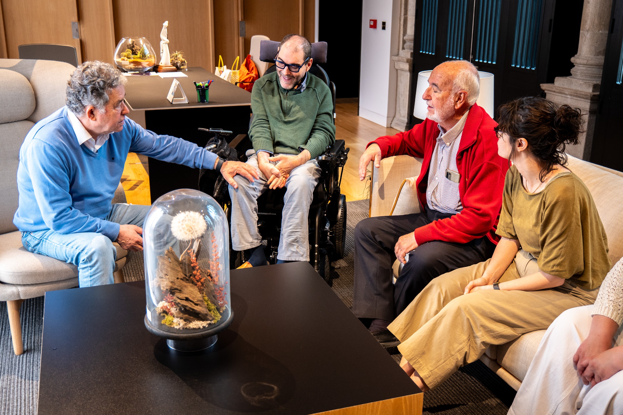Amencer-ASPACE celebra os seus 35 anos nun encontro institucional co Concello de Pontevedra